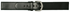 Bild von Kalbleder gleichlaufend Titanschließe schwarz 12 - 20 mm Anstoß