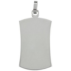 Bild von Gravurplatte Edelstahl vierkant-curved 1,4mm stark 18x28mm verschiedene Farben 