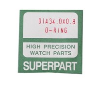 Bild von O-Ring 0,5mm Kautschuk rund schwarz, Durchmesser 8-30mm  1 VPE = 5 St.