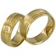 Bild von Ring Edelstahl PVD Gold mit Zirkonia Gr. 50-62 
