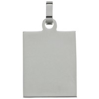 Bild von Gravurplatte Edelstahl vierkant Edelstahl 1,4mm stark 20x25mm 