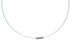Bild von Edelstahldraht 1mm kunststoffummantelt Magnetverschluß weiß 38-50cm lang 