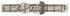 Bild von Aligatornarbung gleichlaufend weiß 18-24mm Anstoß 