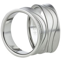 Bild von Ring Edelstahl ohne Stein Gr. 56-70