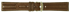 Bild von Ziegenleder gepolstert 4-fach genäht, dunkelbraun 18 - 22 mm Anstoß