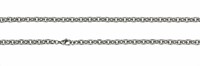Bild von Ankerkette Silber 925/- rhod. 40-60cm (2,2mm auch in 70/80cm) verschiedene Stärken 