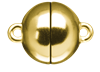 Bild von Edelstahl Schlößchen Kugel  6,5mm/8mm/10mm/12mm glänzend PVD gelb