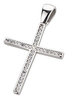 Bild von 925-/ Anhänger rhod. Kreuz 