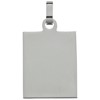 Bild von 925/- rhod. Gravurplatte Stärke 1mm 20x25mm viereck