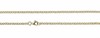 Bild von Flachpanzerkette 1,8x0,8mm Edelstahl mit Karabiner 36-60cm lang PVD Gold