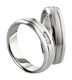 Bild von Ring Titan mit Zirkonia Gr. 50-62 