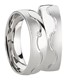 Bild von  Ring Silber 925/- rhodiniert mit Diamant 0,015 CT W/Si Gr. 48-62 