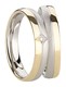 Bild von  Ring Silber 925/- rhodiniert mit Diamant 0,015 CT W/Si Gr. 48-62 