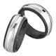 Bild von Ring Titan-Carbon mit gefasstem Diamant 0,015 CT W/Si Gr. 50-64