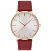 Bild von Gehäusefarbe Rosé / Zifferblatt silber: 32mm, 36mm oder 40mm Lederband oder Metallband