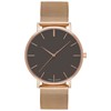Bild von Gehäusefarbe Rosé / Zifferblatt grau: 32mm, 36mm oder 40mm Lederband oder Metallband