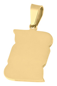 Bild von Gravurplatte Edelstahl vierkant 1,4mm stark 15x20mm oder 20x25mm
