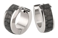 Bild von Creole Titan Carbon glänzend  6mm breit, 9mm Durchmesser