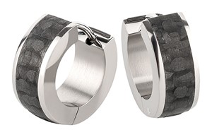 Bild von Creole Titan Carbon glänzend  6mm breit, 9mm Durchmesser 