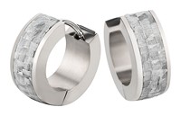 Bild von Creole Titan Carbon glänzend  6mm breit, 9mm Durchmesser