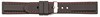 Bild von Silikon Band schwarz mit Naht rot 20-22mm