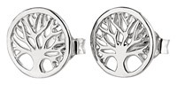 Bild von 925/- Ohrstecker rhod. Lebensbaum 