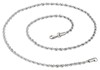 Bild von Kordelkette 1,8mm Edelstahl mit Karabiner 42-70cm