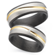 Bild von Ring Titan-Carbon PVD Gold Gr. 54-74