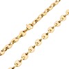Bild von Bohnenkette / Armband PVD Gold 19cm - 55cm