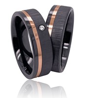 Bild von Partnerringe Titan-Keramik / 6mm
