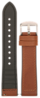 Bild von Büffelleder mit Silikonunterlage 20-22mm / 4 Farben  