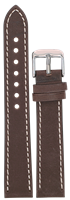 Bild von Italian Leder flach und genäht 18-22mm / 5 Farben 