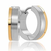 Bild von Creole Titan bicolour PVD Gold