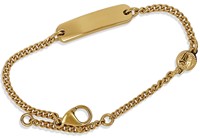 Bild von Edelstahl Kinderarmband 12/14cm lang Schutzengel klein 