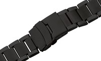 Bild von Metallband Edelstahl massiv 22mm 24mm verschiedene Farben