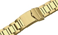 Bild von Metallband Edelstahl 24mm PVD gold oder PVD rosé 