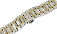 Bild von Metallband Edelstahl massiv 20mm 22mm verschiedene Farben
