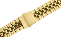 Bild von Metallband Edelstahl 18mm 20mm PVD gold