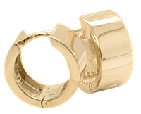 Bild von 925/- Creolen rhodiniert silber oder vergoldet 