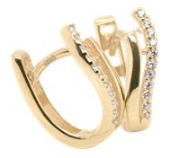 Bild von Copy of 925/- Creolen rhodiniert