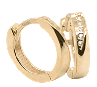 Bild von 925/- Creolen rhodiniert