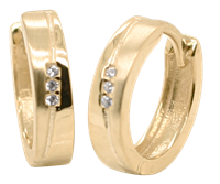 Bild von 925/- Creolen rhodiniert