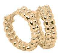 Bild von 925/- Creolen rhodiniert