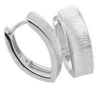 Bild von 925/- Creolen rhodiniert