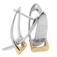 Bild von 925/- Creolen rhodiniert