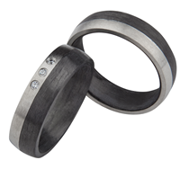 Bild von Partnerring Titan-Carbon / 6mm
