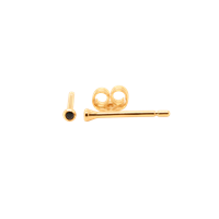 Bild von 925/- Ohrstecker rhod. mit Diamant 0,030 CT