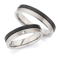 Bild von Partnerring Titan-Carbon / 4,5mm 