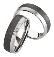 Bild von Partnerring Titan-Carbon / 6,0mm 
