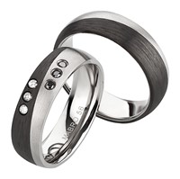 Bild von Partnerring Titan-Carbon / 6,0mm 
